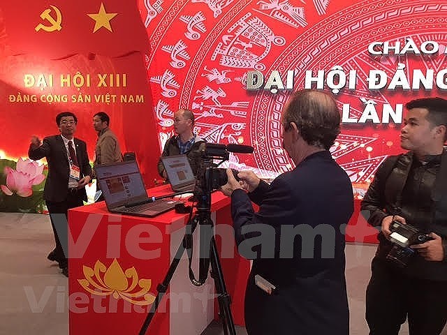 Mas de 200 medios de prensa cubriran el XIII Congreso Nacional del Partido Comunista de Vietnam hinh anh 4