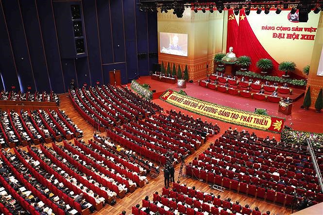 XIII Congreso Nacional del PCV: Impulsar la renovacion y el desarrollo rapido y sostenible de Vietnam hinh anh 1