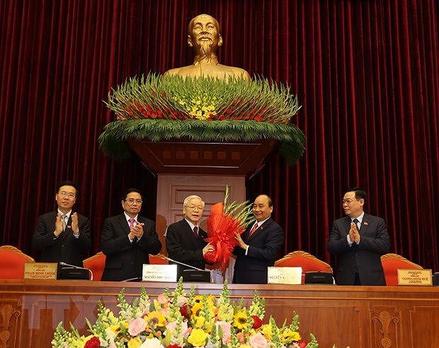 Nguyen Phu Trong reelegido como secretario general del Partido Comunista de Vietnam hinh anh 1