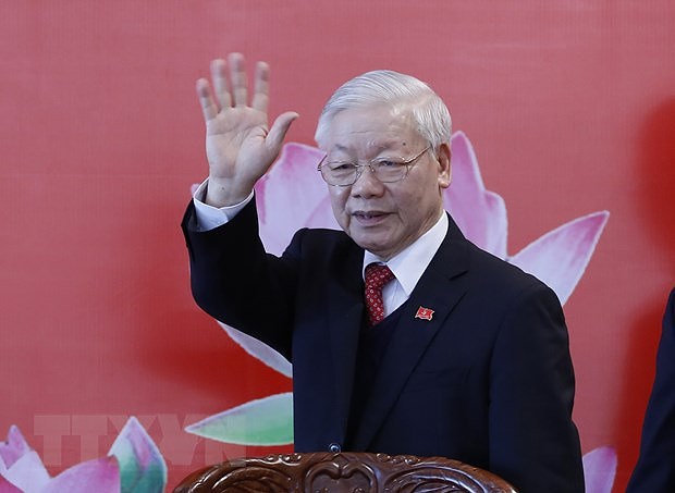Felicitan dirigentes mundiales a reelegido secretario general del Partido Comunista de Vietnam hinh anh 1