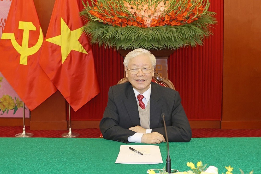 Lideres internacionales envian felicitaciones al maximo dirigente partidista de Vietnam hinh anh 1