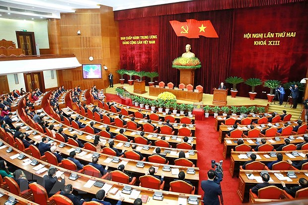 Destacan decisiones adoptadas en pleno del organo rector del Partido Comunista de Vietnam hinh anh 1