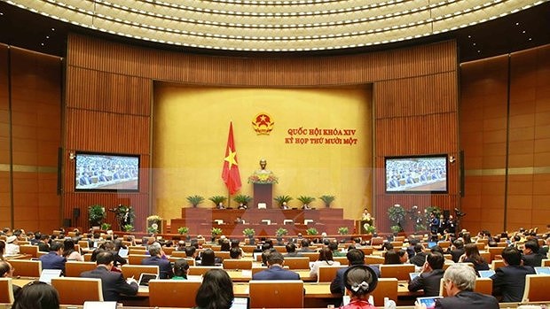 Asamblea Nacional de Vietnam revisa trabajos realizados durante la XIV legislatura hinh anh 1