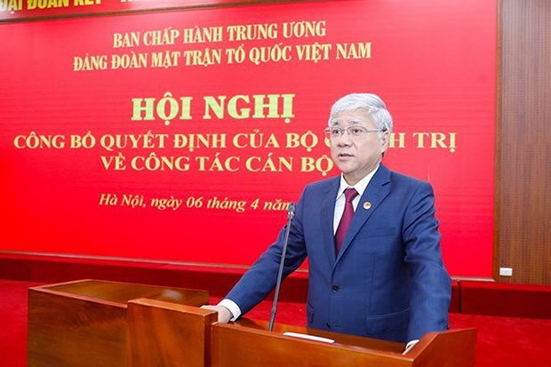 Designan nuevo secretario de Comite de Asuntos partidistas del Frente de la Patria vietnamita hinh anh 1