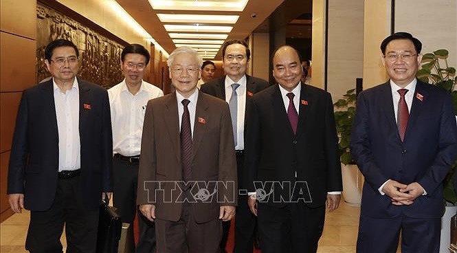 Lideres de paises congratulan a nuevos dirigentes de Vietnam hinh anh 1
