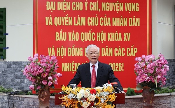 Maximo dirigente partidista: Vietnam entrara en nuevo periodo de desarrollo hinh anh 1
