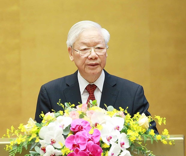 Secretario general del PCV asiste a Cumbre del Partido Comunista de China con otras fuerzas politicas hinh anh 1