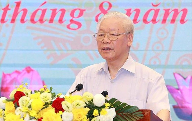 Exige maximo dirigente partidista de Vietnam consolidar gran unidad nacional hinh anh 1