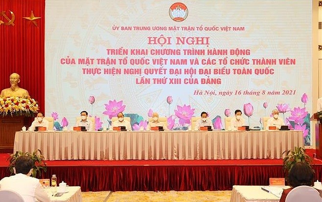 Efectuan conferencia sobre implementacion de Resolucion del XIII Congreso partidista de Vietnam hinh anh 1