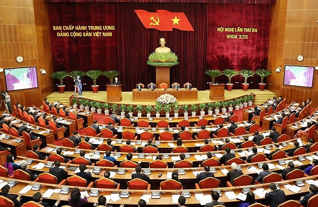 Inauguran el cuarto pleno del Comite Central del Partido Comunista de Vietnam hinh anh 1