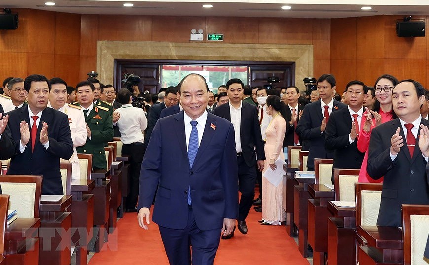 Primer ministro de Vietnam asiste a la Asamblea del Comite Partidista de Ciudad Ho Chi Minh hinh anh 1
