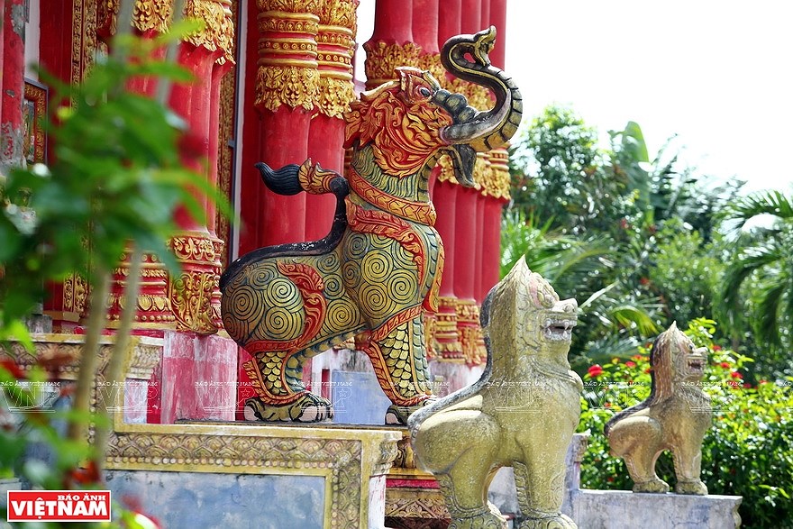 Pagoda Ghositaram: museo de bellas artes de los khmeres en Vietnam hinh anh 6